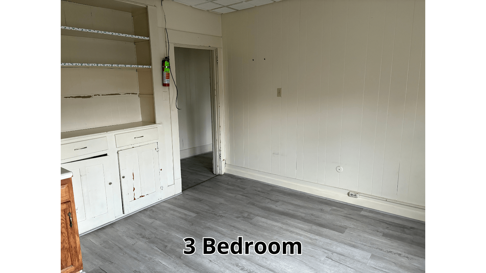Interior of a 3 bedroom apartment