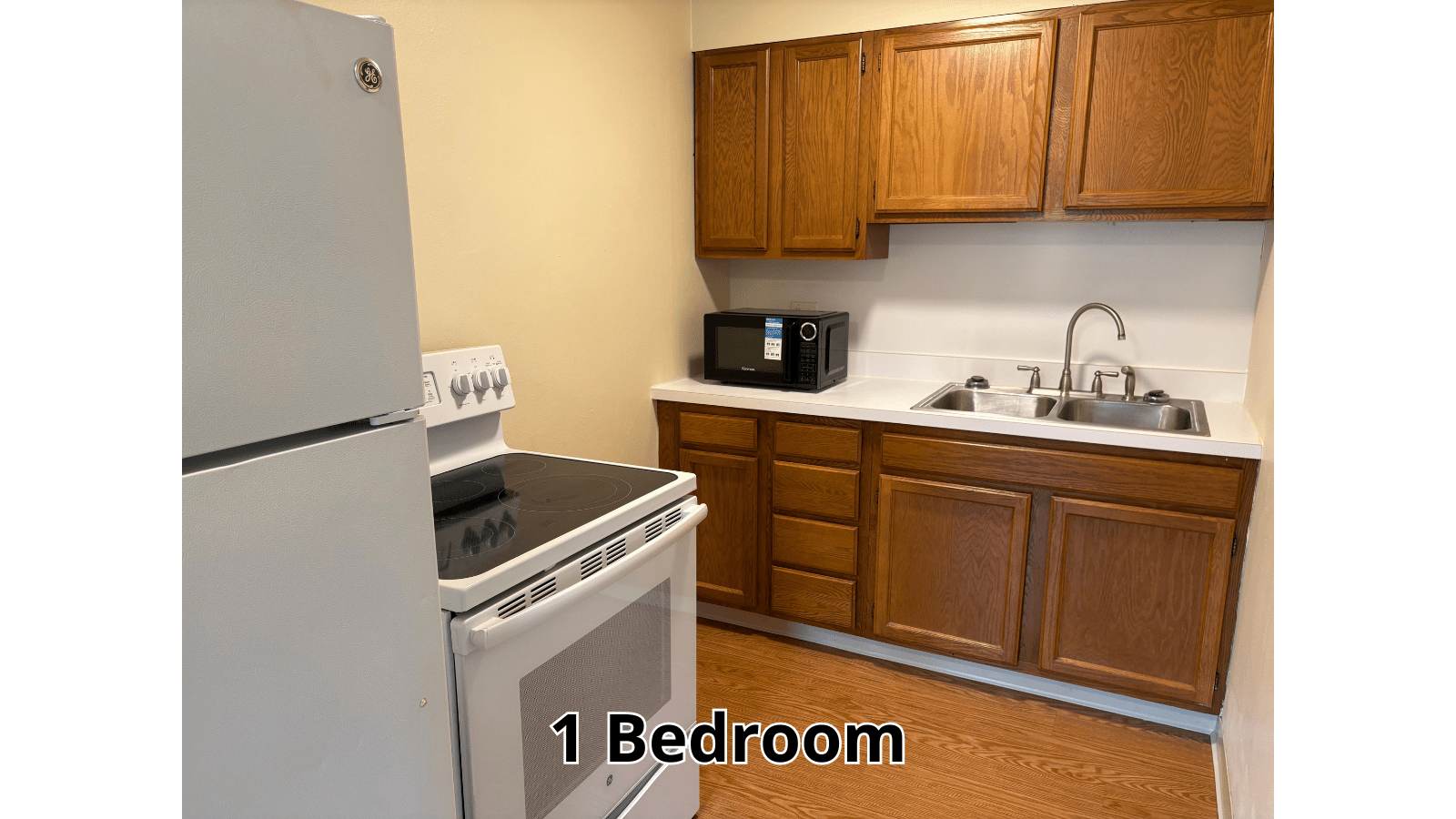 1 Bedroom apartment kitchen