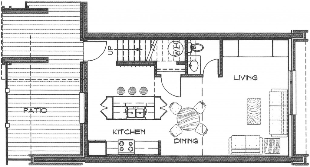 Bloomsbury Square Townhouses 1st floor plan