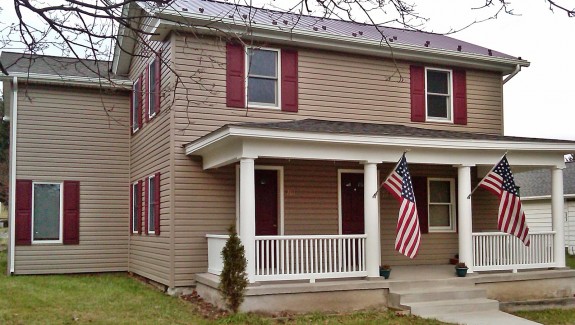 Exterior of duplex
