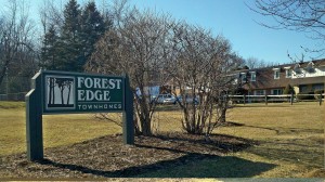 Forest Edge Townhomes sign