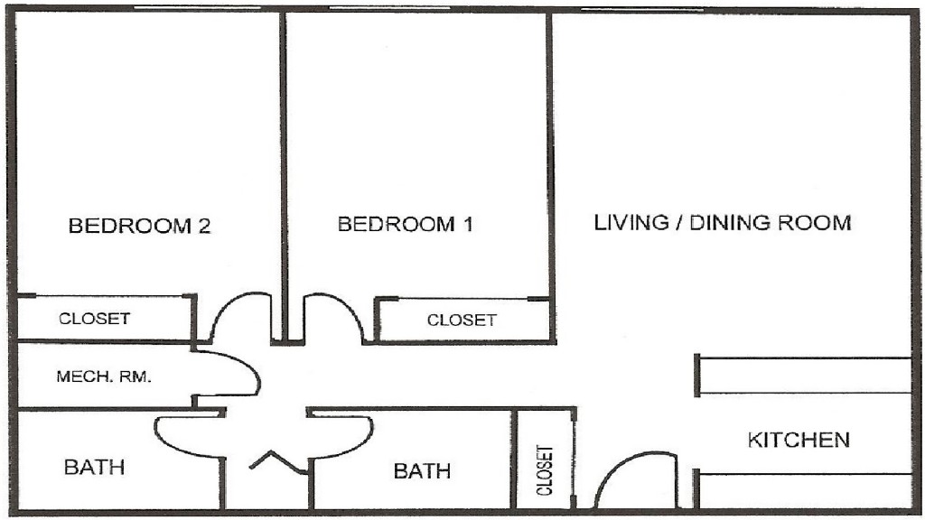 Phoenix 2 BR Floor Plan