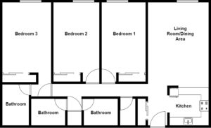 Phoenix 3 bedroom floor plan