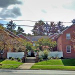 Exterior of townhomes