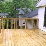 Wood deck
