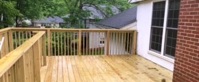 Wood deck