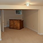 Finished basement with bar