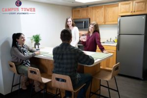 Campus Tower kitchen