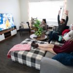 Campus Tower living room