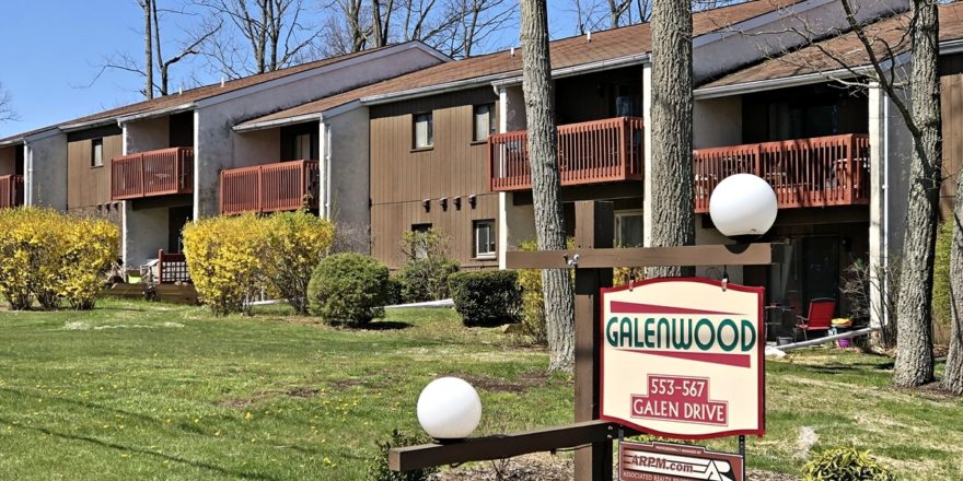 Exterior of Galenwood Apartments