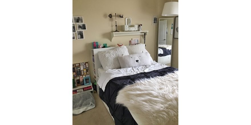 Furnished bedroom