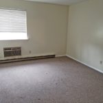 Unfurnished carpeted bedroom