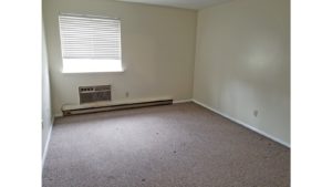 Unfurnished carpeted bedroom