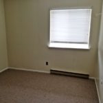 Unfurnished carpeted bedroom