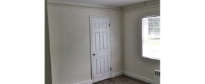 Unfurnished carpeted bedroom