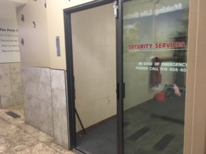 Entry to small office space