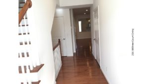 Entry way with hardwood floors