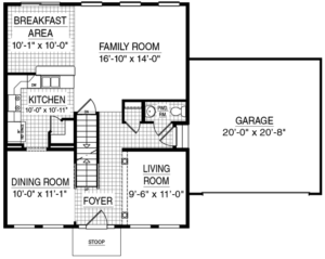 211 Hawknest first floor floor plan