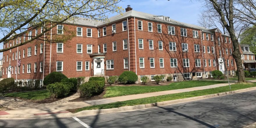 Exterior of Locust Lane Apts