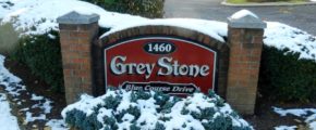 Grey Stone Townhomes Sign