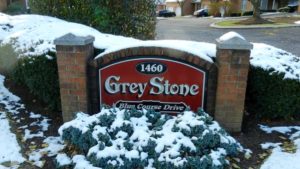 Grey Stone Townhomes Sign
