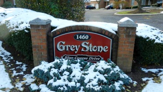 Grey Stone Townhomes Sign
