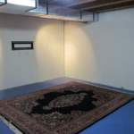 Basement with large area rug