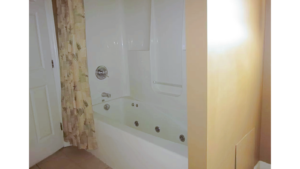 Tub/shower combo with jacuzzi jets