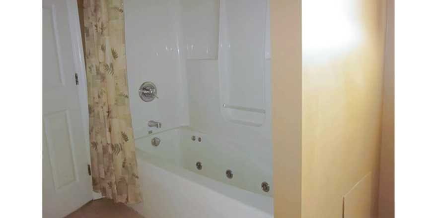Tub/shower combo with jacuzzi jets