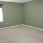Unfurnished carpeted bedroom