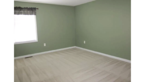 Unfurnished carpeted bedroom