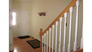 Entryway with stairwell to second floor