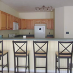 U-Shaped kitchen with bar seating