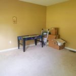 Dining area with luggage