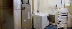 Laundry room with washer and dryer