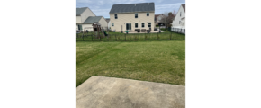 a house with a fence in front of it