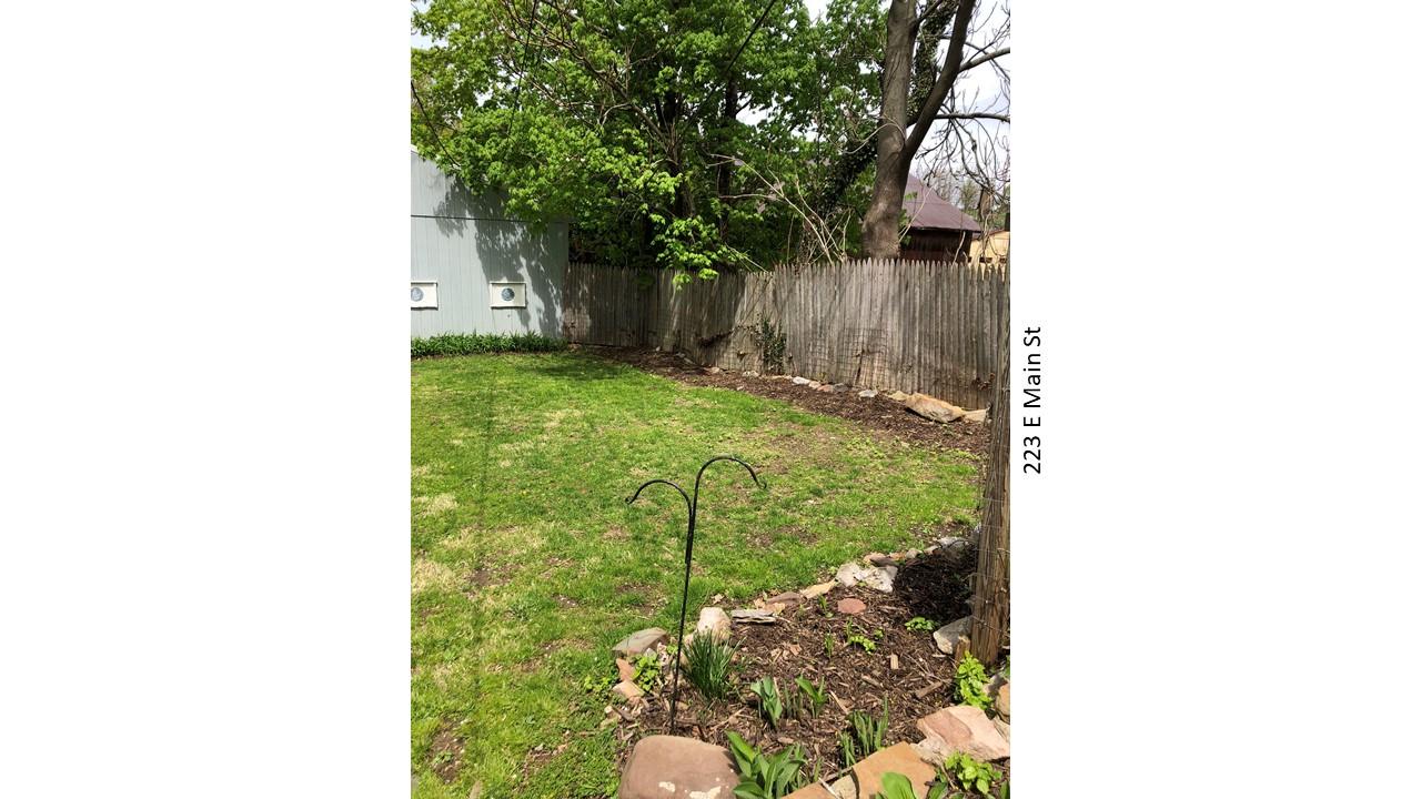Backyard at 223 E Main St