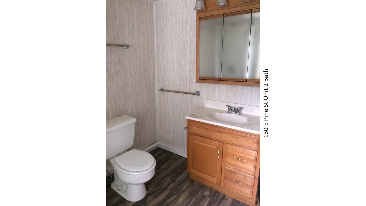 Bathroom at 130 E Pine St