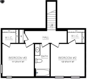 2nd Floor floorplan for 126 Acer Ave