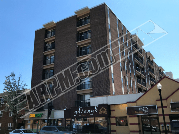 University Towers apartment building exterior