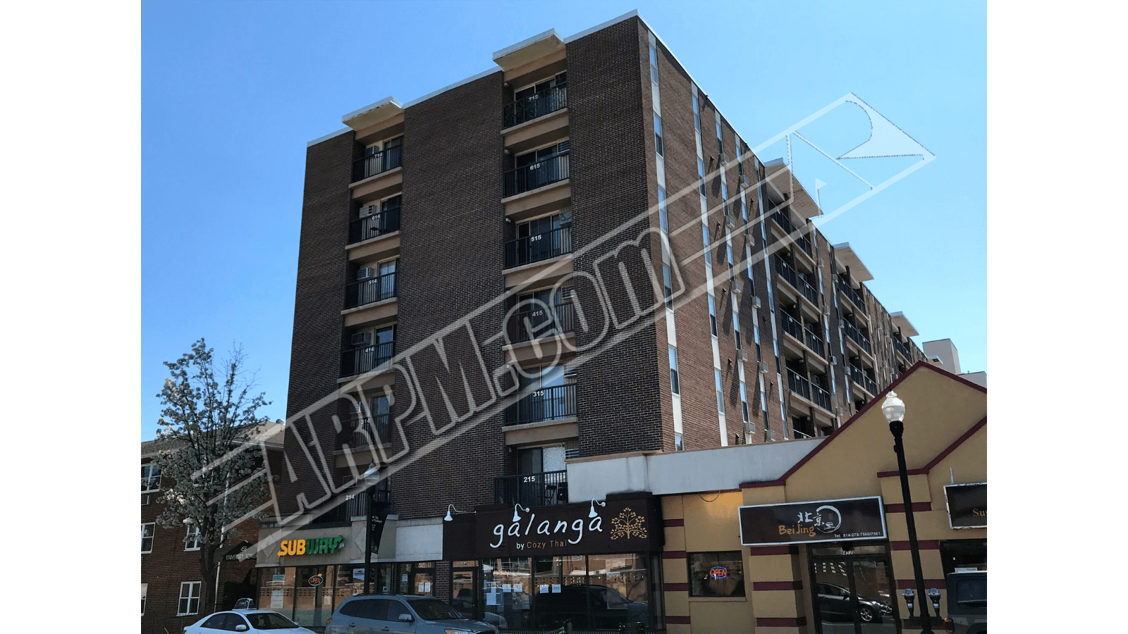 University Towers apartment building exterior
