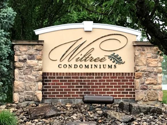 Wiltree Condominiums entrance sign