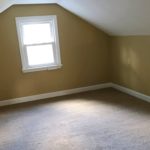 Carpeted attic flex room