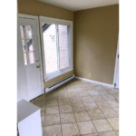 Tiled mudroom