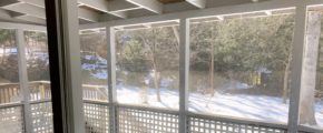 Screened-in patio