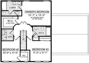 231 Hawknest - Upper Level Floorplan