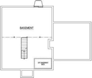 231 Hawknest - Basement Floorplan