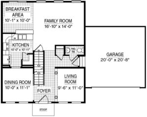 231 Hawknest - Main Level Floorplan