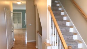 Entryway with stairwell