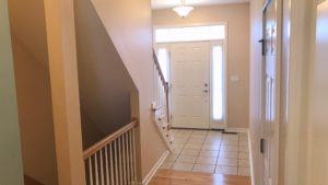 Entryway with stairwell